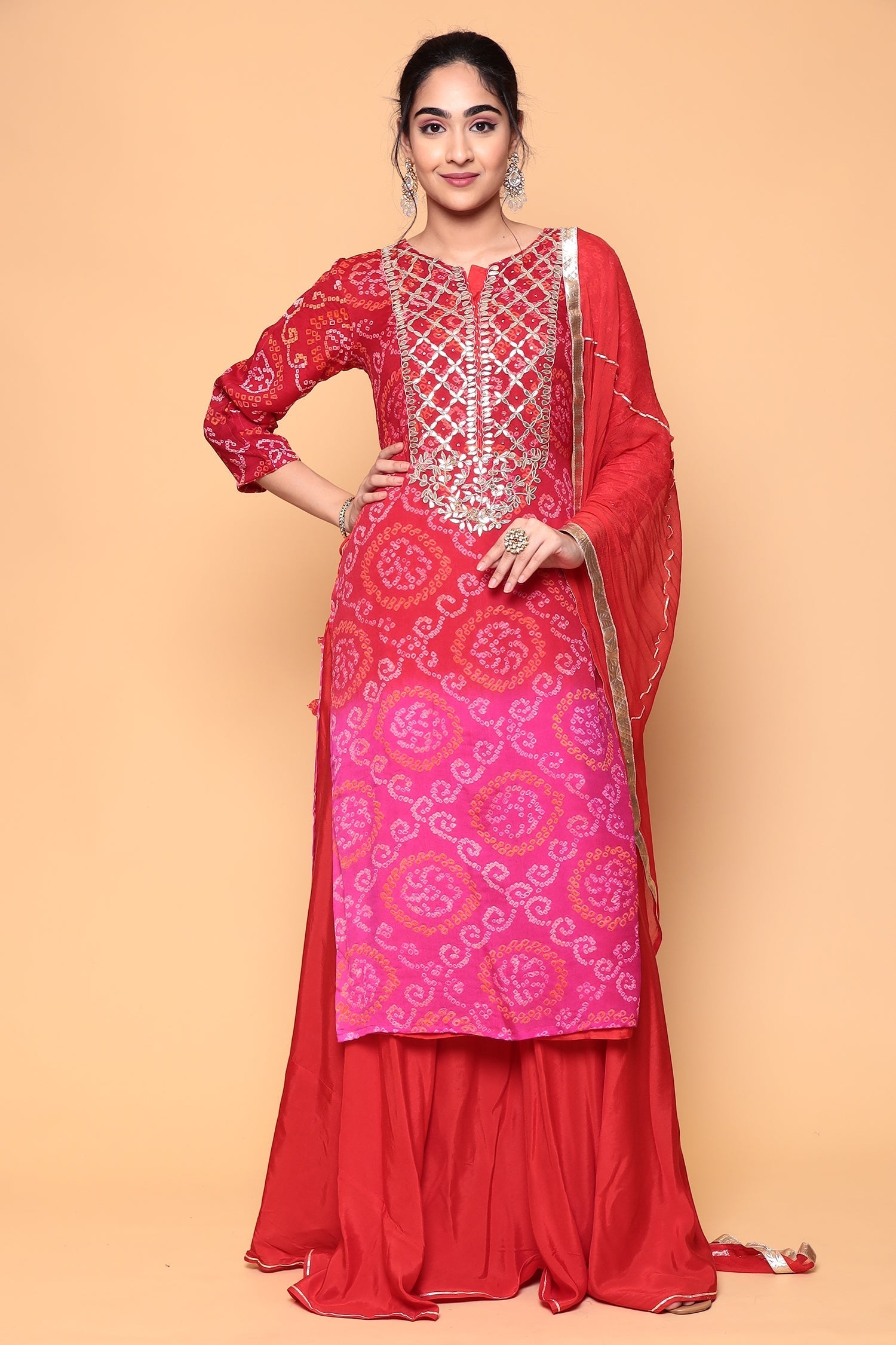 Red Sharara salwar suit, Sharara dress, salwar kameez, Pakistani Wedding  Dresses | eBay